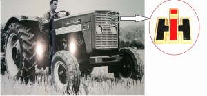 EMBLEMAT NA MASKĘ INTERNATIONAL HARVESTER