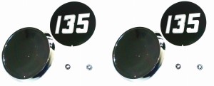 EMBLEMATY BOCZNE MASKI Massey Ferguson 135