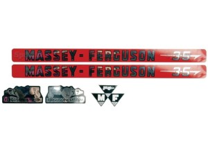 Komplet naklejek bocznych Massey Ferguson 35