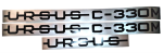 EMBLEMATY URSUS  C-330 M  ZESTAW 