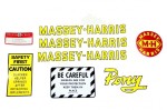 ZESTAW NAKLEJEK MASSEY HARRIS PONY