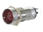 Kontrolka chrom led  czerwona
